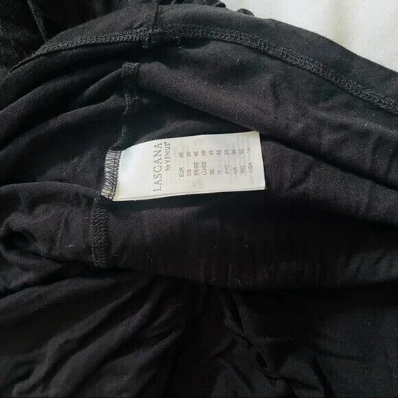 Venus Women’s Strappy Black Dress - Picture 2 of 2